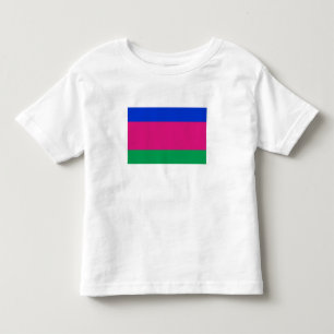 Camiseta Infantil Bandeira da República Popular de Kuban