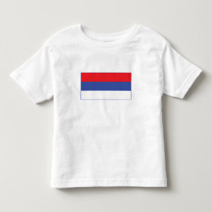 Camiseta Infantil Bandeira da República Sérvia
