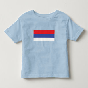 Camiseta Infantil Bandeira da República Sérvia