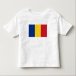 Camiseta Infantil Bandeira da Romênia<br><div class="desc">Bandeira Patriótica da Romênia.</div>