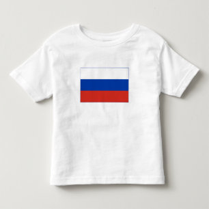 Camiseta Infantil Bandeira da Rússia
