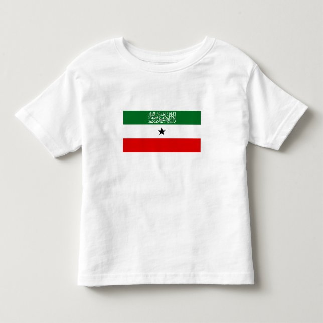 Camiseta Infantil Bandeira da Somalilândia (Frente)