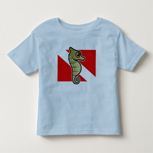 Camiseta Infantil Bandeira da Unidade de Cavalo-de-Sea (Frente)