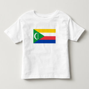 Camiseta Infantil Bandeira das Comores