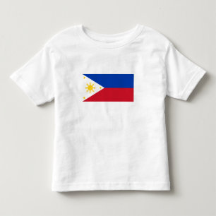 Camiseta Infantil Bandeira das Filipinas