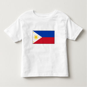Camiseta Infantil Bandeira das Filipinas