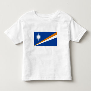Camiseta Infantil Bandeira das Ilhas Marshall