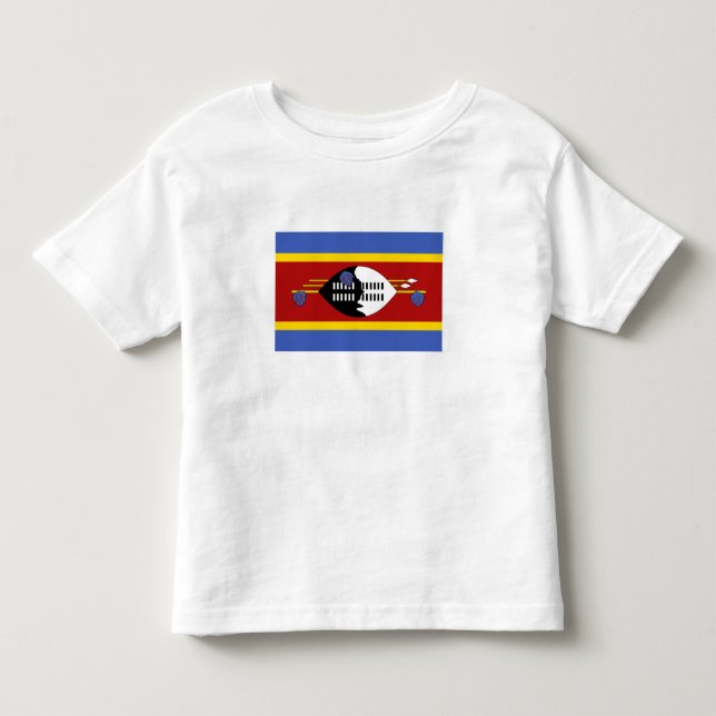 Camiseta Infantil Bandeira de Essuatíni (Frente)