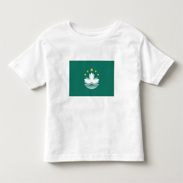 Camiseta Infantil Bandeira de Macau (Frente)
