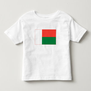 Camiseta Infantil Bandeira de Madagáscar