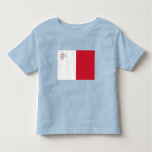 Camiseta Infantil Bandeira de Malta