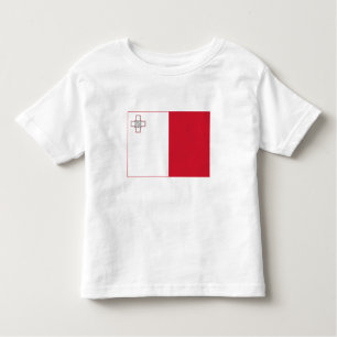 Camiseta Infantil Bandeira de Malta