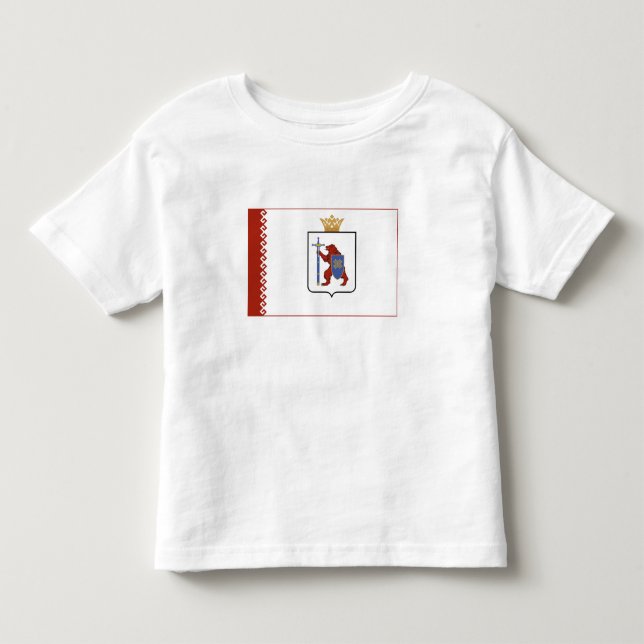 Camiseta Infantil Bandeira de Mari El (Frente)