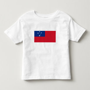 Camiseta Infantil Bandeira de Samoa