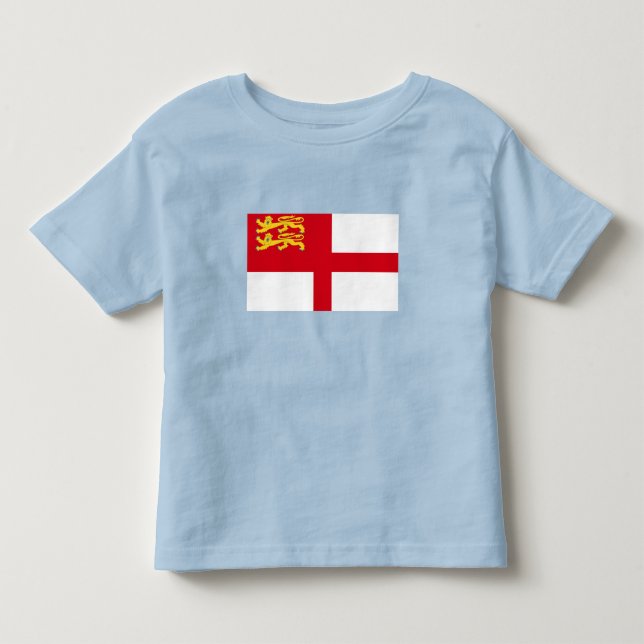 Camiseta Infantil Bandeira de Sark (Frente)