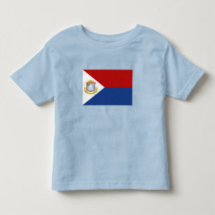 Camiseta Infantil Bandeira de Sint Maarten