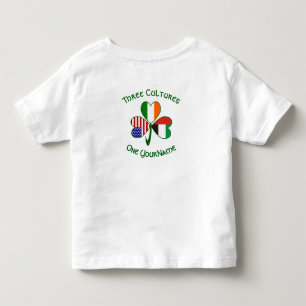 Camiseta Infantil Bandeira de Trevo Personalizada dos Emirados Árabe