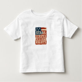 Camiseta Infantil Bandeira Distendida das Estrelas, Listras e Direit