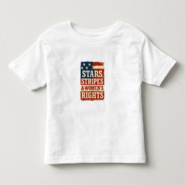 Camiseta Infantil Bandeira Distress com Estrelas, Listras e Direitos