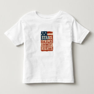 Camiseta Infantil Bandeira Distress com Estrelas, Listras e Direitos
