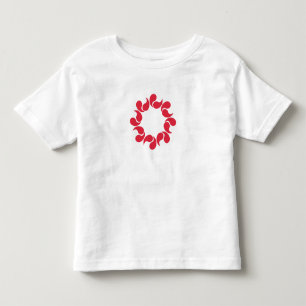 Camiseta Infantil Bandeira do Distrito de Saitama, Japão