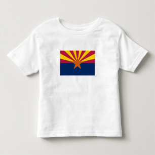 Camiseta Infantil Bandeira do Estado do Arizona