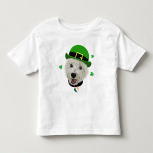 Camiseta Infantil Bandeira do irlandês do dia de Patrick de santo d