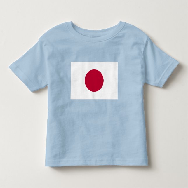 Camiseta Infantil Bandeira do Japão (Frente)