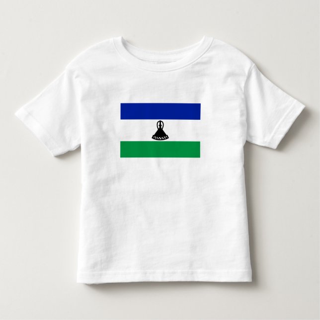 Camiseta Infantil Bandeira do Lesoto (Frente)