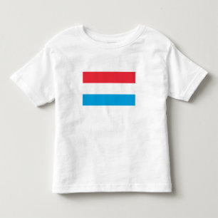 Camiseta Infantil Bandeira do Luxemburgo