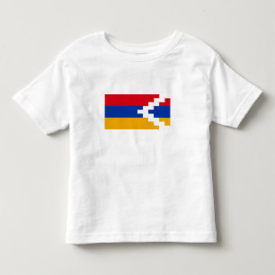 Camiseta Infantil Bandeira do Nagorno Karabakh