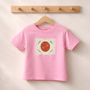 Camiseta Infantil Bandeira do Patrimônio Art Déco Japão Clássico