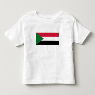 Camiseta Infantil Bandeira do Sudão