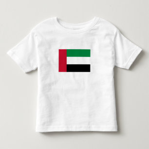 Camiseta Infantil Bandeira dos Emirados Árabes Unidos