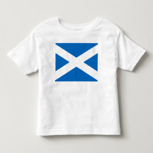 Camiseta Infantil Bandeira escocesa da cruz de Scotland St Andrew