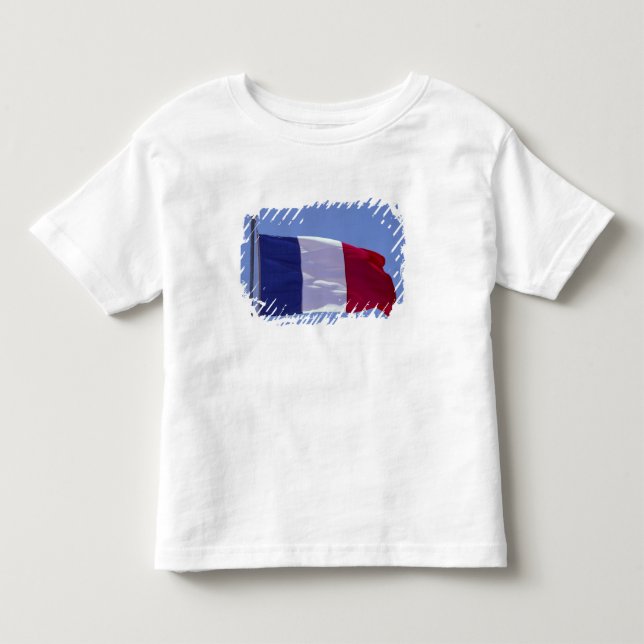 Camiseta Infantil bandeira francesa (Frente)