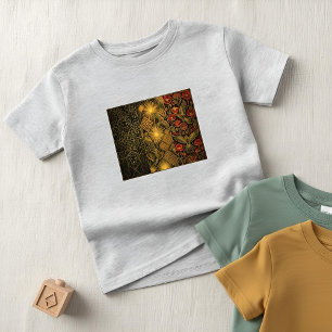 Camiseta Infantil Bandeira Heritage Art Deco Bélgica Clássico an