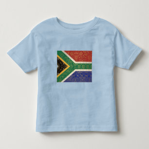 Camiseta Infantil Bandeira Heritage Art Deco Projeto da África do