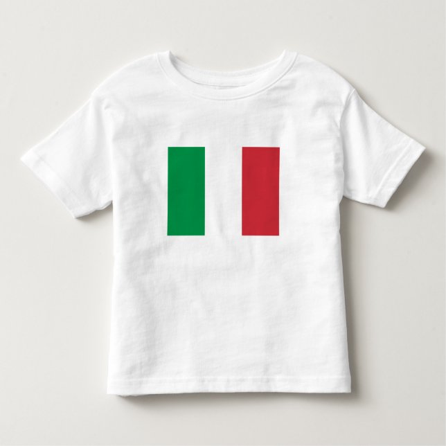 Camiseta Infantil Bandeira Itália (Frente)