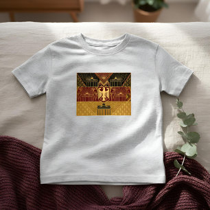 Camiseta Infantil Bandeira Patrimonial Art Déco Alemanha Clássic