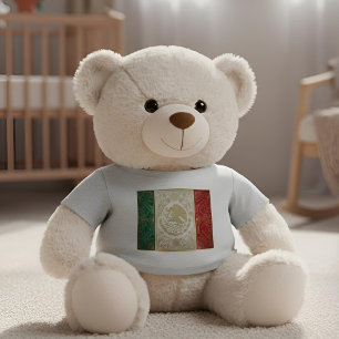 Camiseta Infantil Bandeira Patrimonial Art Deco Design México anos
