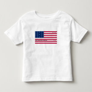 Camiseta Infantil Bandeira Patriótica do Atol Bikini
