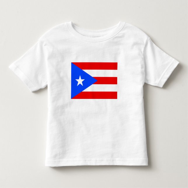Camiseta Infantil Bandeira Porto Rico (Frente)