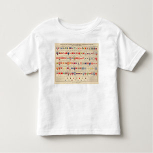 Camiseta Infantil Bandeiras, crachás