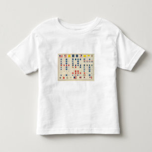 Camiseta Infantil Bandeiras, crachás, etc.