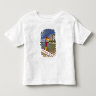 Camiseta Infantil Bandeiras e quadro de resgate de surf