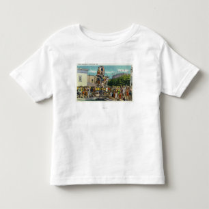 Camiseta Infantil Banhando belezas no parque da corrida de