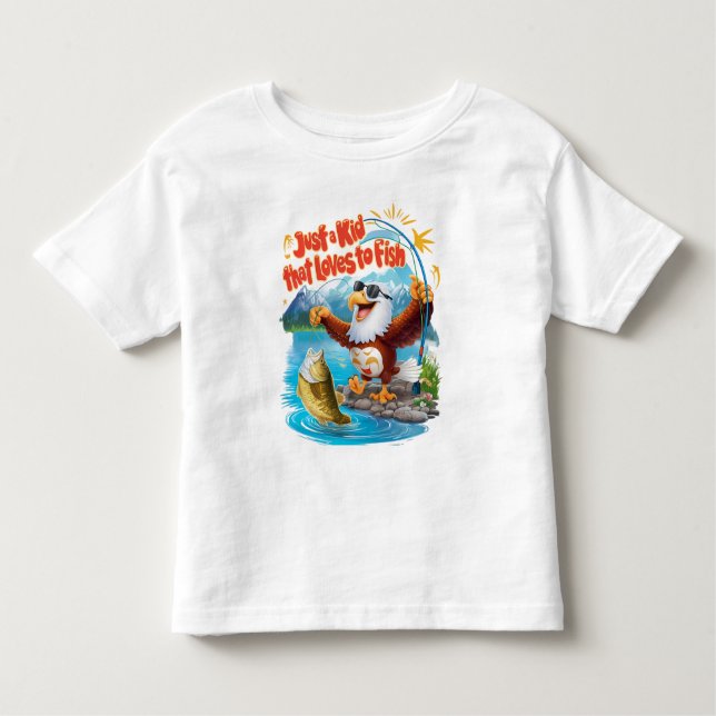 Camiseta Infantil Banquete Aquático Maiestoso Eagles (Frente)