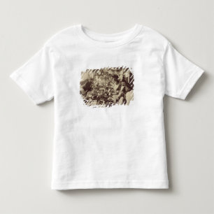 Camiseta Infantil Banquete real na casa de barco do rei Kalakana,