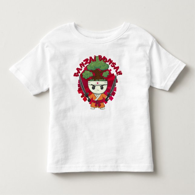 Camiseta Infantil Banzai Bonsai! (Frente)